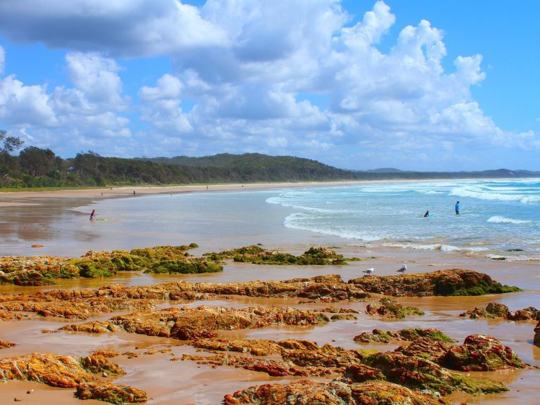 There’s few better beaches for a swim than Illaroo.