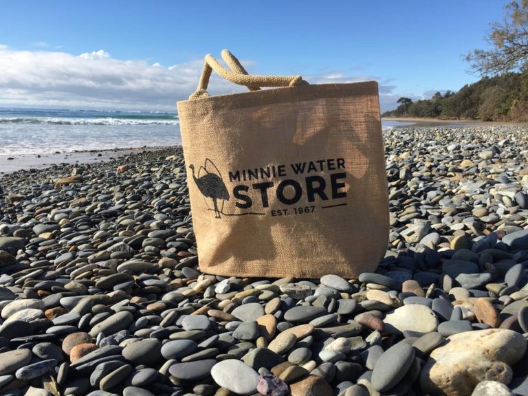 bag on beach